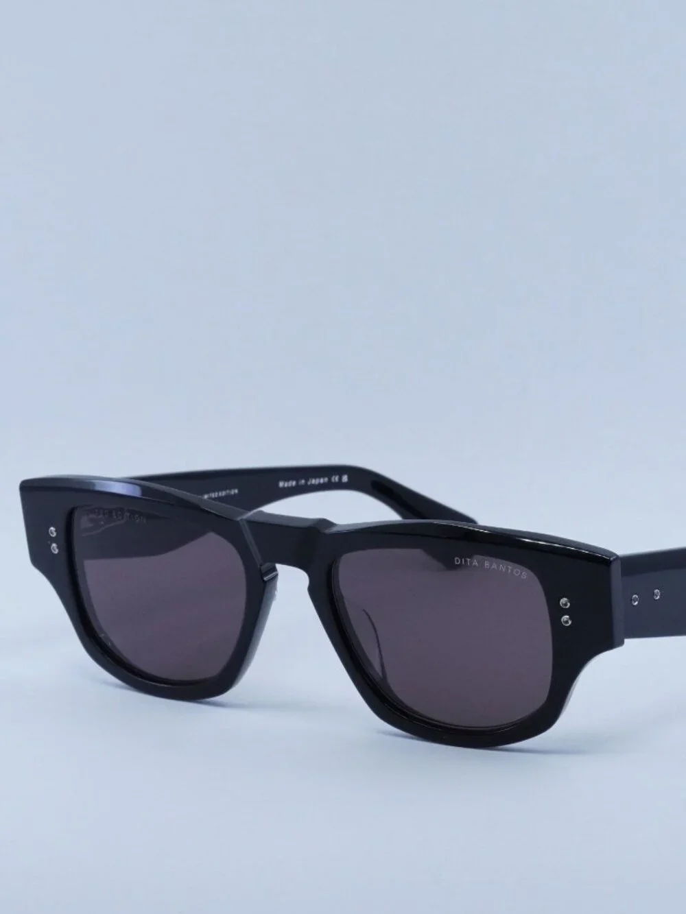 Dita BANTOS DTS-723-A-01 Sunglasses Black Square Frame, Grey Lenses